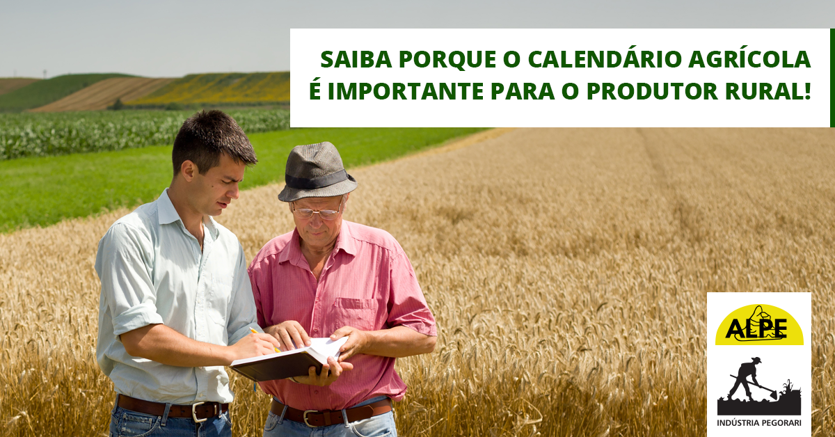 A importância do calendário agrícola para o produtor rural