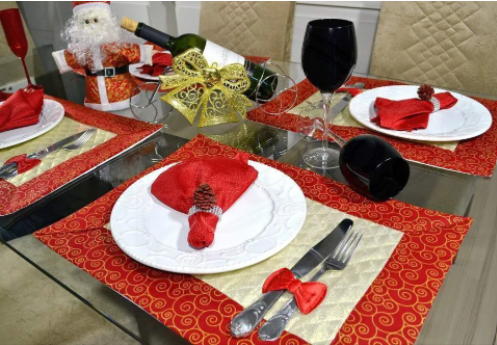 Decoração de Natal: veja as nossas dicas para deixar sua mesa ainda mais  bonita – Pegorari Textil