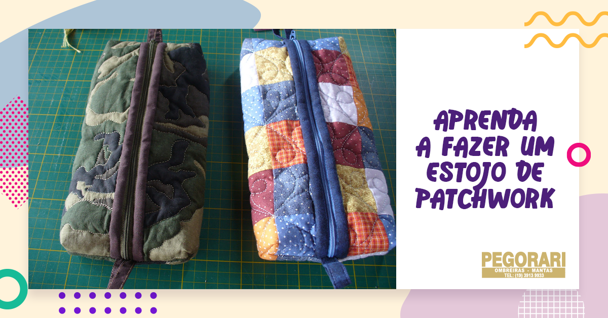 Leia mais sobre o artigo Passo a passo de estojo escolar de patchwork!