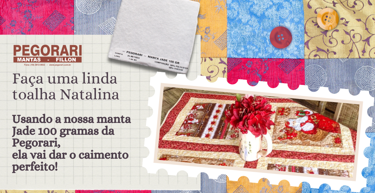 Read more about the article Quer um caimento maravilhoso na sua toalha de mesa de patchwork?
