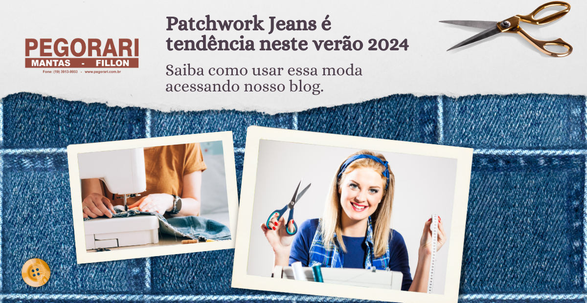Read more about the article Patchwork Jeans é tendência nesse verão 2024